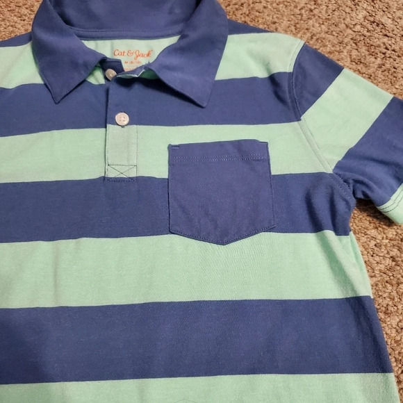 Cat & Jack Boy's Polo Shirt Spring Easter M 8/10 - Picture 3 of 6